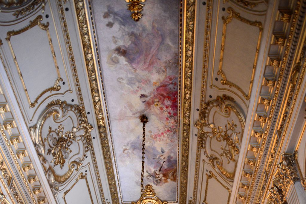 26 Ceiling Painting And Gold Trim Golden Room Salon Dorado Teatro Colon Buenos Aires